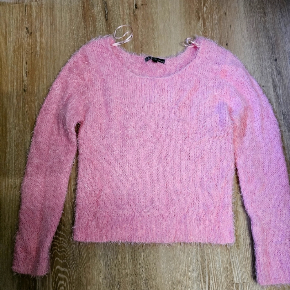 Fluffy Barbie Pink Jumper S - Picture 1 of 4